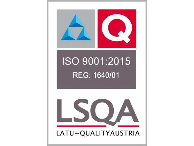 Certificado LSQA LATU+QUALITYAUSTRIA REG: 1640/01