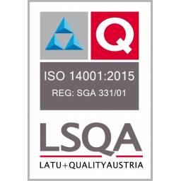 Certificado LSQA LATU ISO 14001:2015 